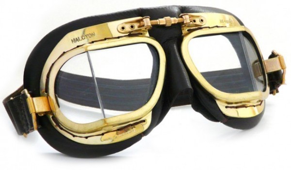 HALCYON Goggles - &quot;Mark 49 Compact Antique&quot; - black