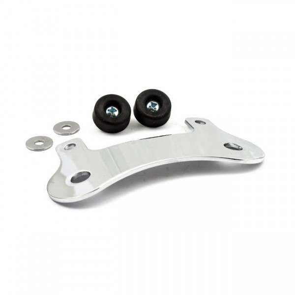 MUSTANG Seat Mustang seat mount bracket kit. Chrome - 00-17 Softail with up to 150mm rear tire (NU)