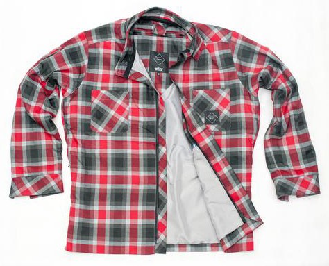 CRAVE FOR RIDE Riding Shirt Flame - checked