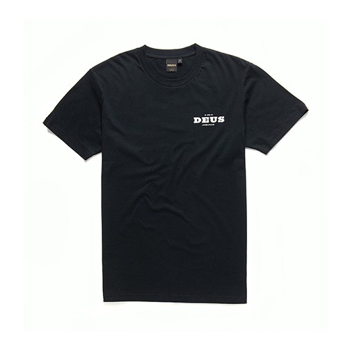 DEUS EX MACHINA T-Shirt Loco Tee in black | 24Helmets.de