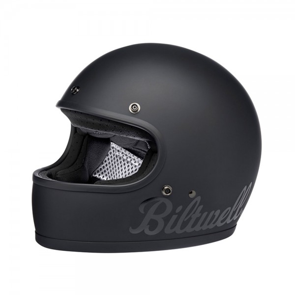 BILTWELL Gringo Flat Black Factory with ECE and DOT