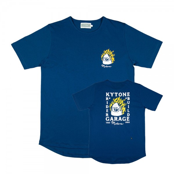Kytone T-Shirt Ghost Rider blau