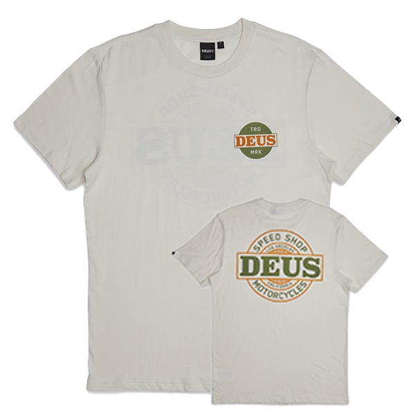 Deus Ex Machina T-Shirt Hot Streak vintage weiß
