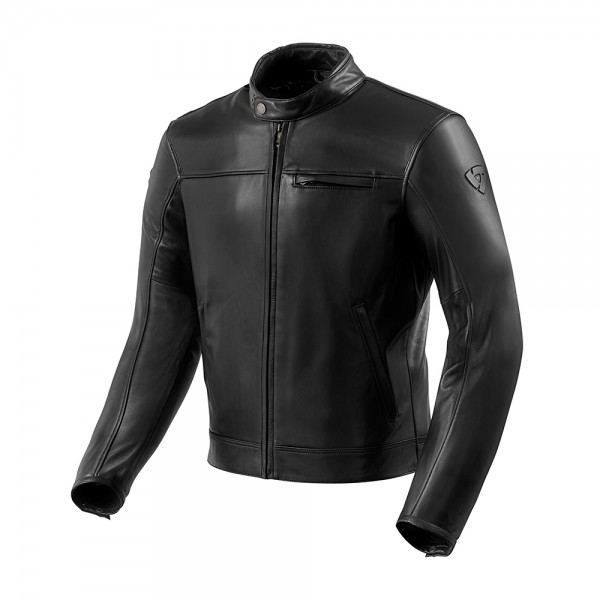 REV'IT Motorcycle Leather Jacket Roamer 2 Black