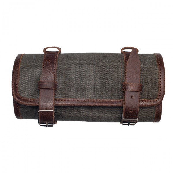 CRAVE FOR RIDE Tool Roll - olive &amp; brown
