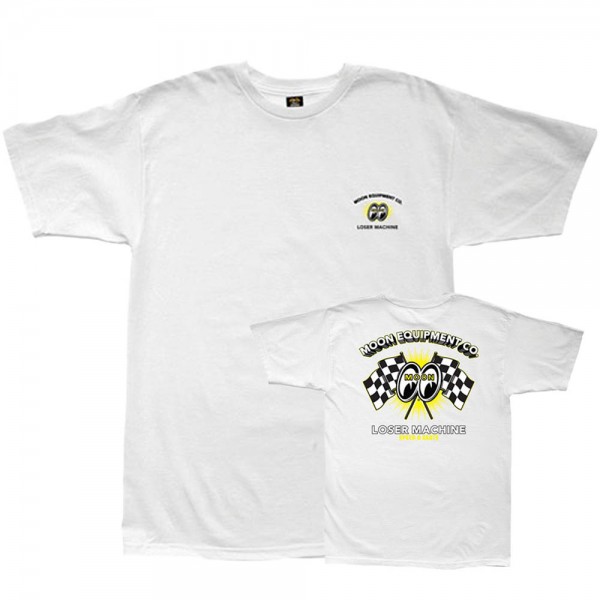 LMC x MOONEYEY T-Shirt Fastest Lap in White