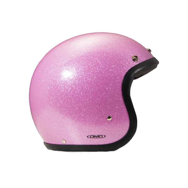 DMD Retro open face helmet Glitter Pink ECE.06