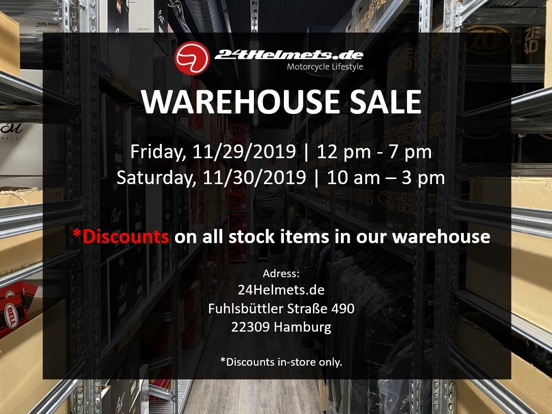 24Helmets Warehouse Sale