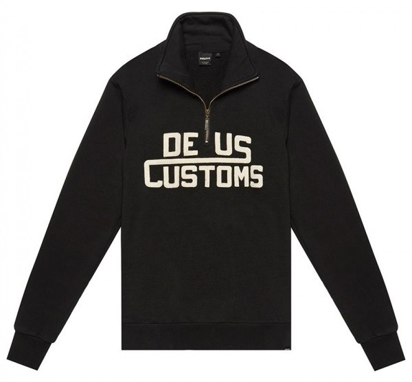 DEUS EX MACHINA Sweatshirt Marston Zip - black