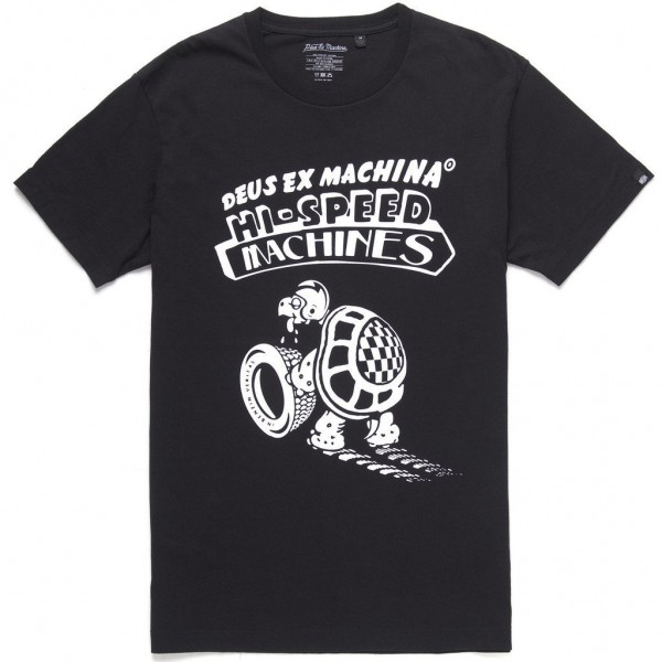 DEUS EX MACHINA T-Shirt Hi Speed Tee - schwarz