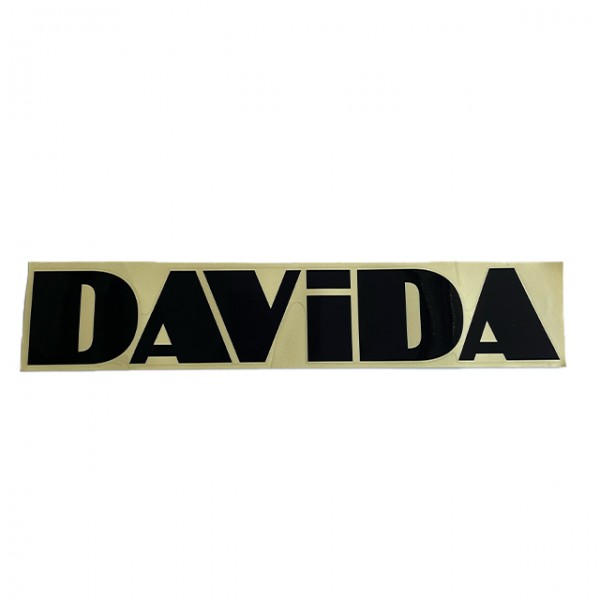 DAVIDA Logo Sticker Aufkleber groß in Schwarz