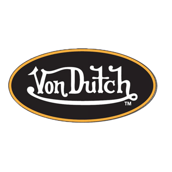 VON DUTCH Logo Sticker black