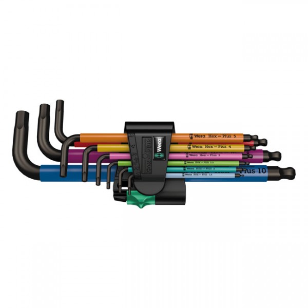 WERA Werkzeug Wera Innensechskantschlüssel-Satz multicolor Metrisch - 1.5,2.0,2.5,3.0,4.0,5.0,