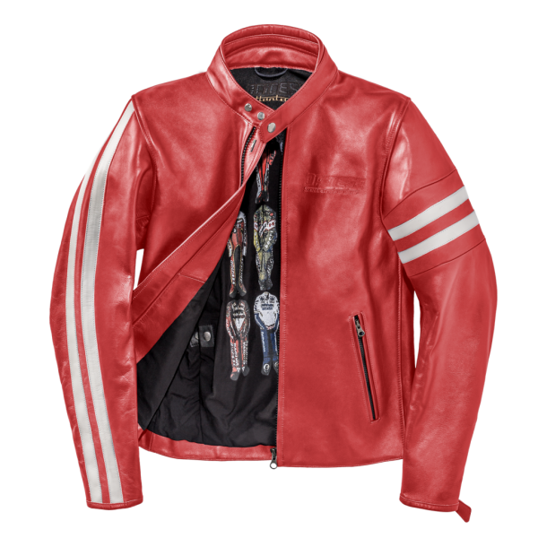 DAINESE 72 Jacke - &quot;Freccia 72&quot; - rot &amp; weiß