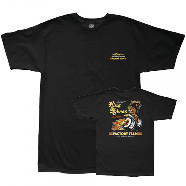 LOSER MACHINE COMPANY T-Shirt King Cobra schwarz