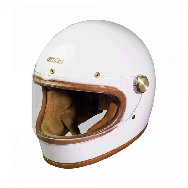 HEDON Heroine Racer 2.0 Knight White Motorcycle Helmet