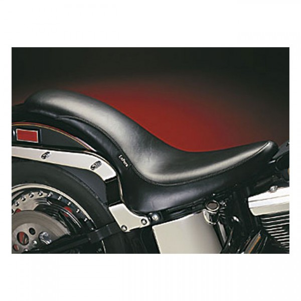 LEPERA Seat LePera, King Cobra 2-up seat. Smooth - 00-17 Softail (excl. FXS, FLS/S) with up to 150mm rear tire (NU)