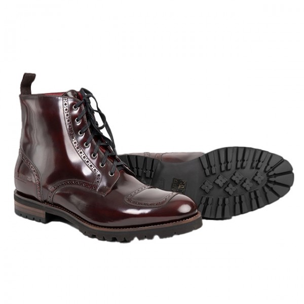 RED SERIES Motorcycle Boots Benny bordeaux