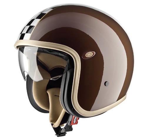 PREMIER Vintage CK Brown Rally Helmet - ECE