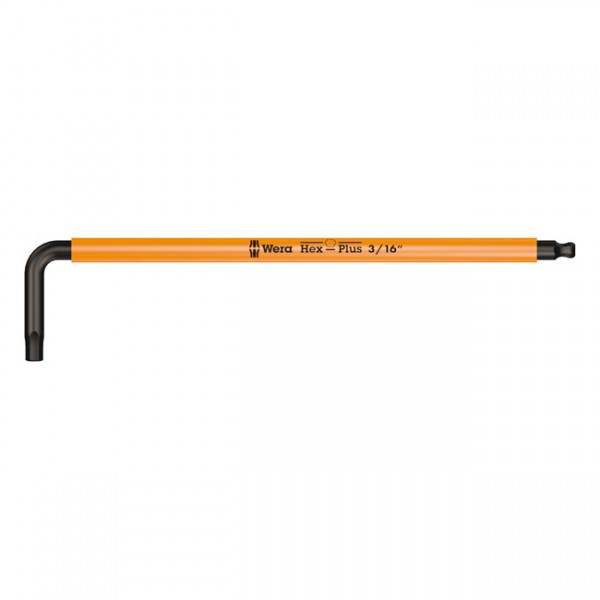 WERA Tools hex key multicolor bright orange US sizes 3/16&quot; - 3/16&quot; socket head bolts