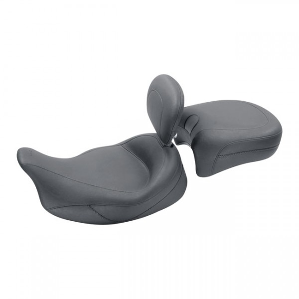 MUSTANG Seat Mustang, Super Touring solo seat. With rider backrest - 08-20 Touring