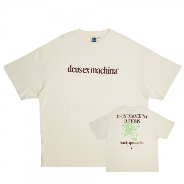 Deus Ex Machina T-Shirt Pipes Weiß