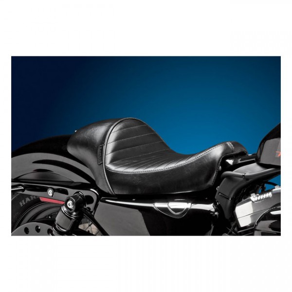 LEPERA Seat LePera, Stubs Cafe solo seat. Black, pleated - 04-20 XL (excl. 07-09 XL)