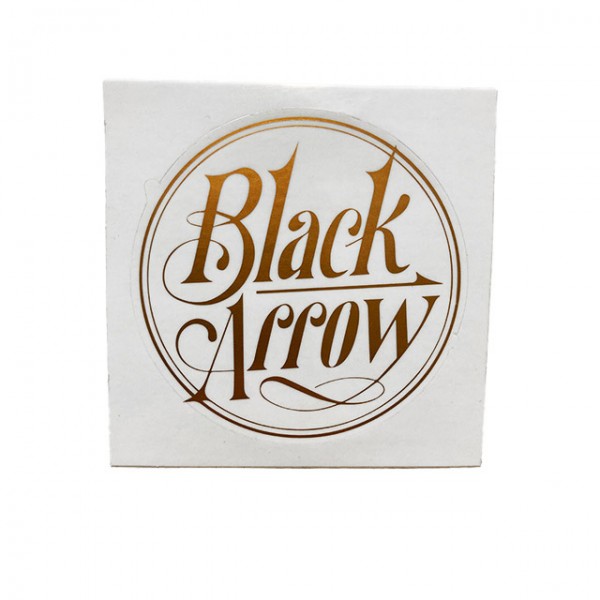 Black Arrow Logo Sticker