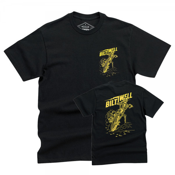 BILTWELL Skid Tee T-Shirt schwarz