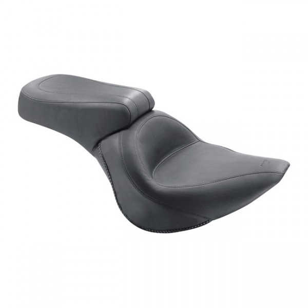 MUSTANG Seat Mustang, Standard Touring seat - 06-10 FXST with 200mm tire; 07-17 FLSTF Fatboy and 08-11 FLSTSB Cross Bones (NU)