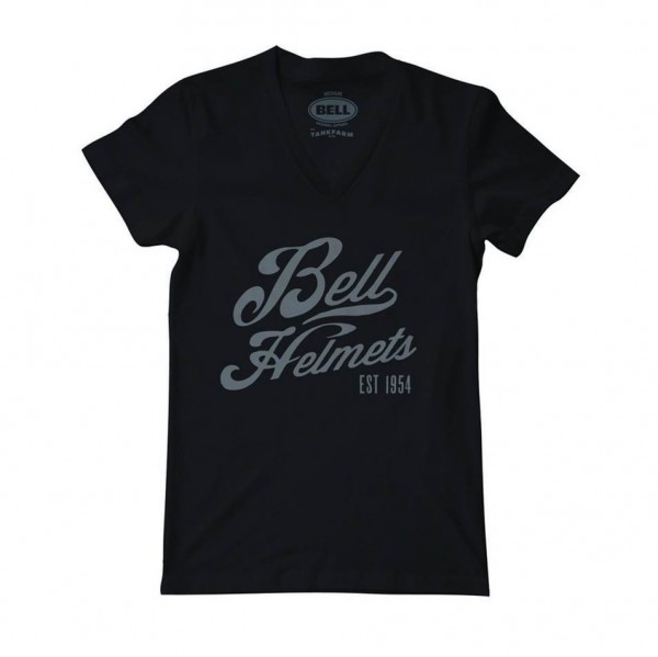 BELL Damen T-Shirt Script Black - schwarz