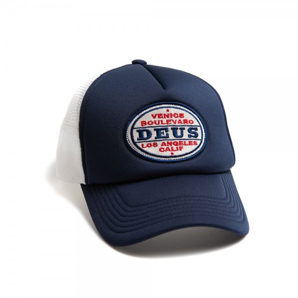 DEUS EX MACHINA hat Certified Trucker in navy blue