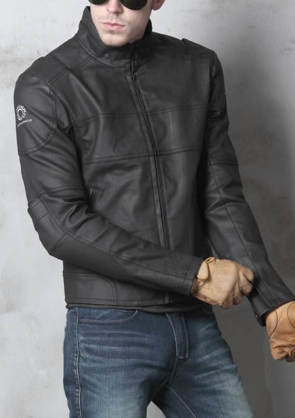uglyBROS Jacket - &quot;Rockerz 2&quot; - motorcycle jacket incl. protectors - black
