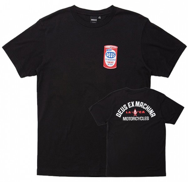 DEUS EX MACHINA T-Shirt Grease Monkey in Black
