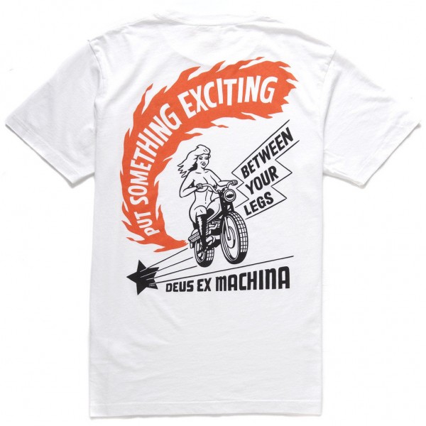 DEUS EX MACHINA T-Shirt - &quot;Excite Tee&quot; - white