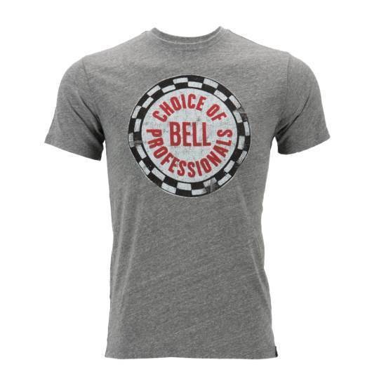 BELL T-Shirt - &quot;Checkered Grey&quot; - grau-meliert