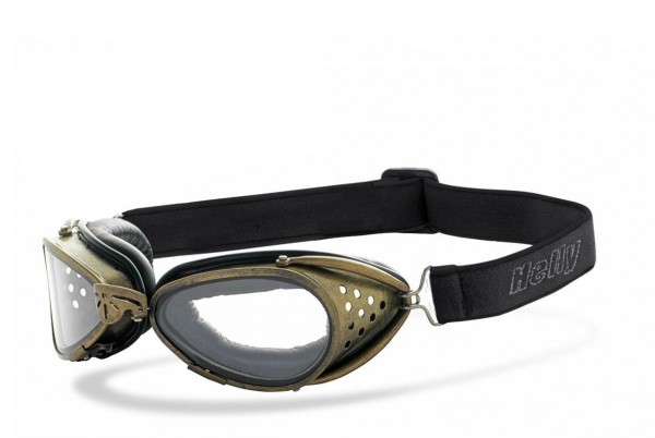 HELLY BIKEREYES - &quot;Hunter&quot; - antique motorcycle goggles