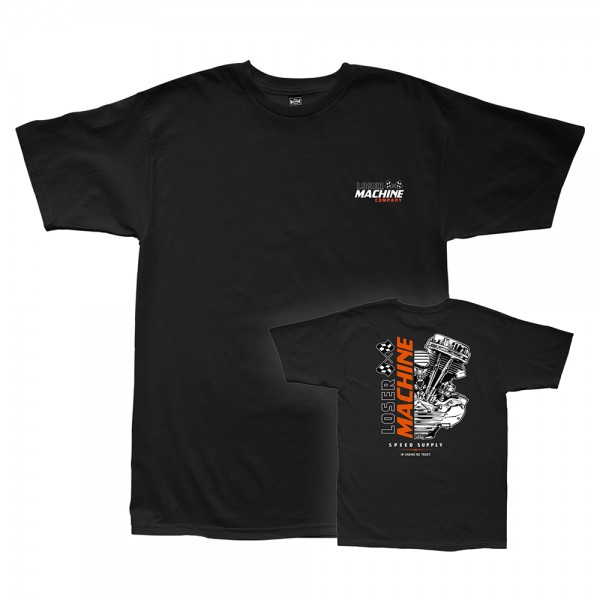 LOSER MACHINE COMPANY T-Shirt Pan Overdrive Black