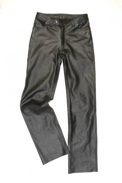 DAVIDA Leather Pants Mk1 - black