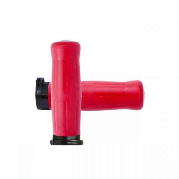 AVON Grips Avon Old School grips coke bottle look red - 74-20 H-D with single or dual throttle cables (excl. Street)
