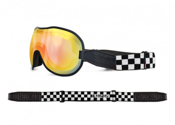 ETHEN Goggles Cafe Racer CR0121 - photochrome, red mirrored