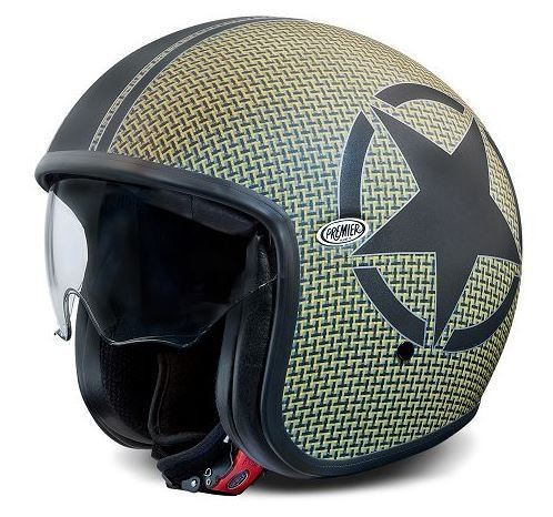 PREMIER Vintage Star Carbon Kevlar Helmet - ECE