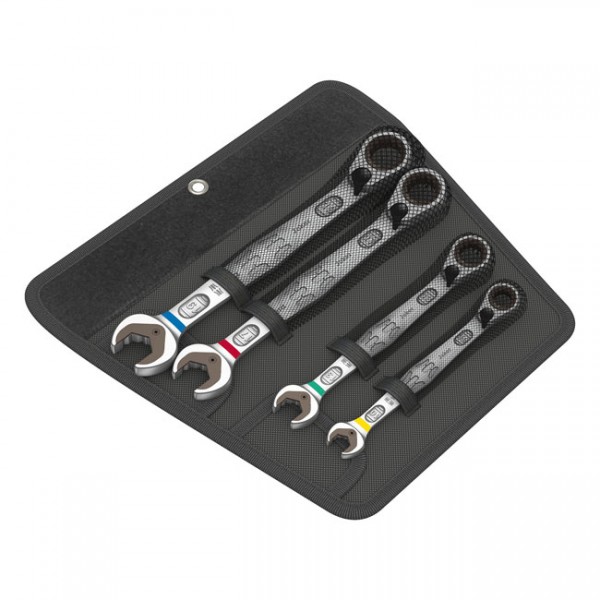 WERA Tools ratcheting wrench set Joker Switch- Metric - 10,13,17,19mm bolts and nuts
