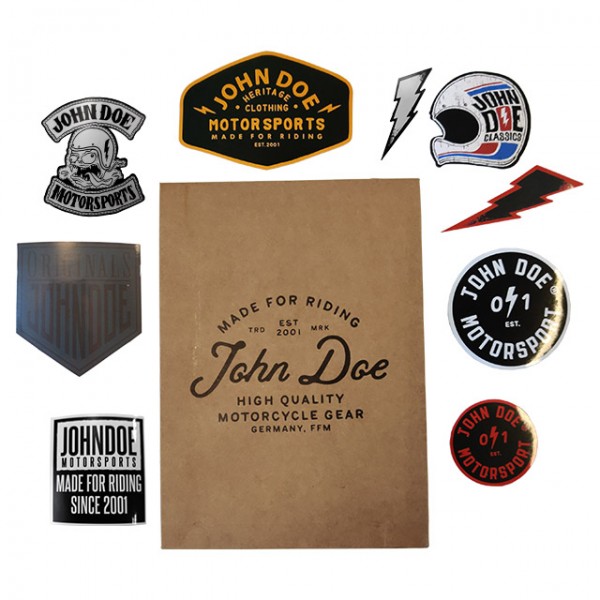 JOHN DOE Sticker Pack with 9 stickers