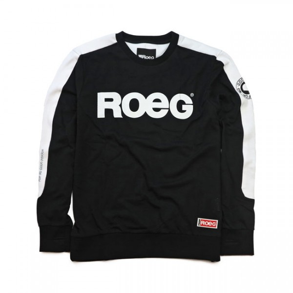 ROEG Sweat Jersey Randy in black and white