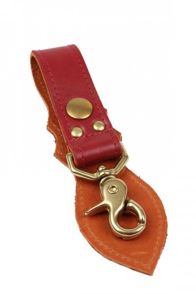 Vanson Leathers Schlüsselanhänger Key Strap in Rot