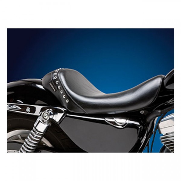LEPERA Sitz Sanora solo seat. Smooth with skirt. Gel - 07-09 XL with 4.5 gallon fuel tank (NU)