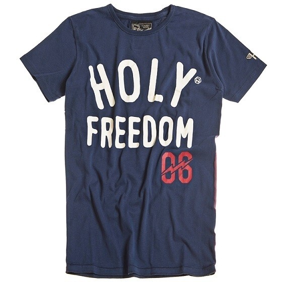 HOLY FREEDOM T-Shirt - &quot;Holy Blue&quot; - blau