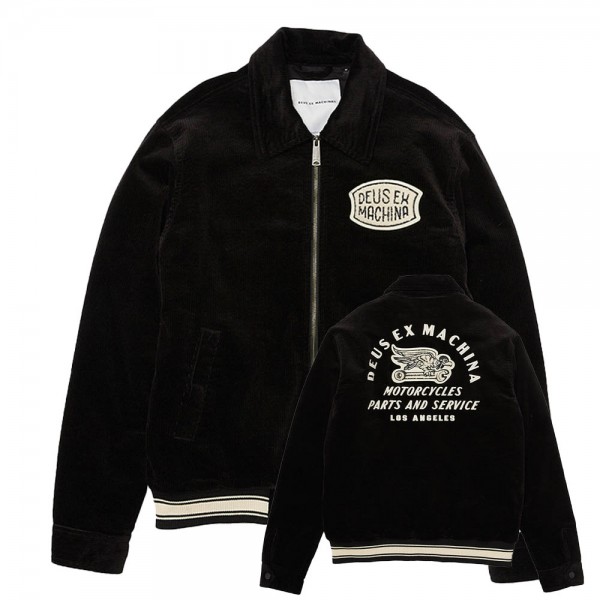 DEUS EX MACHINA Jacket Lennon Cord in Black
