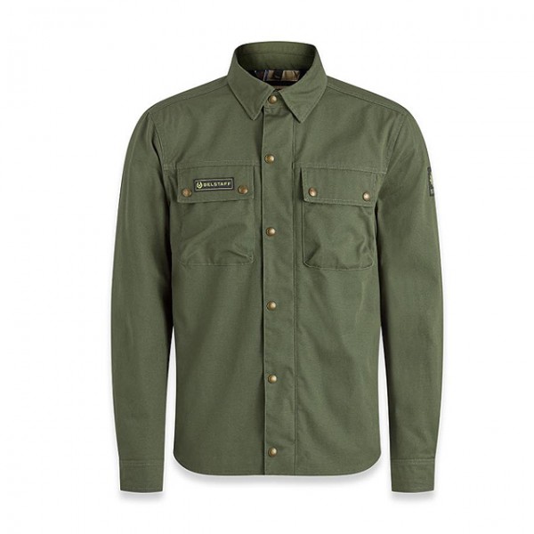 BELSTAFF PM Motorcycle Shirt Mansion Shirt in forest green